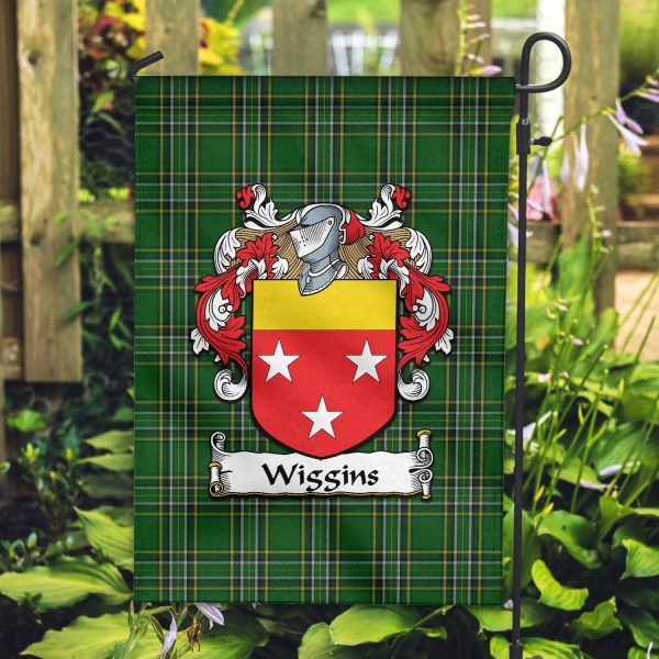Wiggins Tartan Crest Garden Flag Discount - Image 2