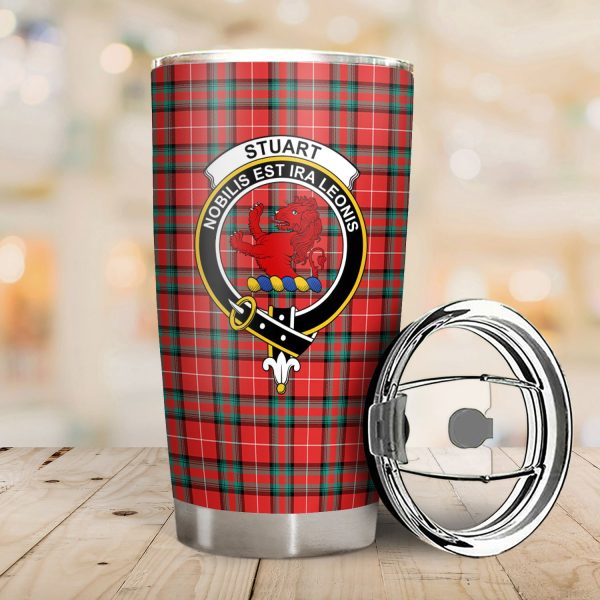 Stuart of Bute Tartan Crest Tumbler Online - Image 2