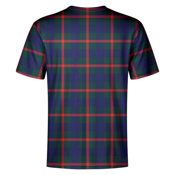 Agnew Modern Tartan Crest T-shirt Online Hot Sale - Image 2