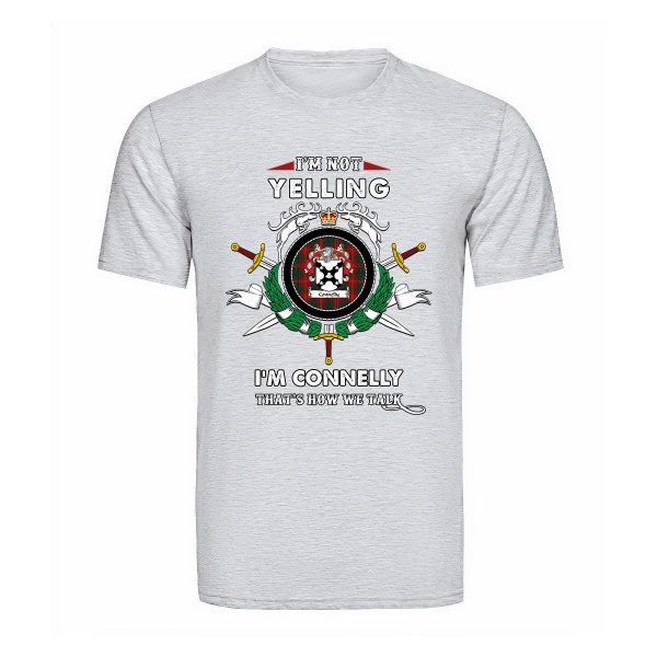 Connelly Tartan Crest T-shirt - I m not yelling style Cheap - Image 5