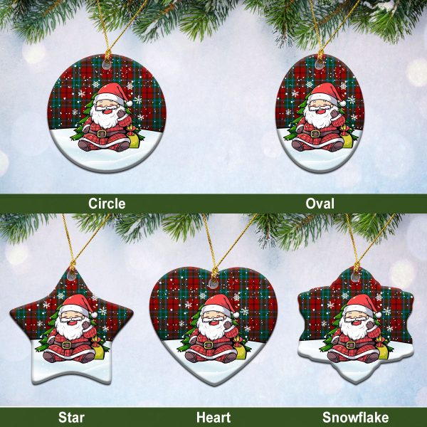 McCook Tartan Christmas Ceramic Ornament - Scottish Santa Style Discount