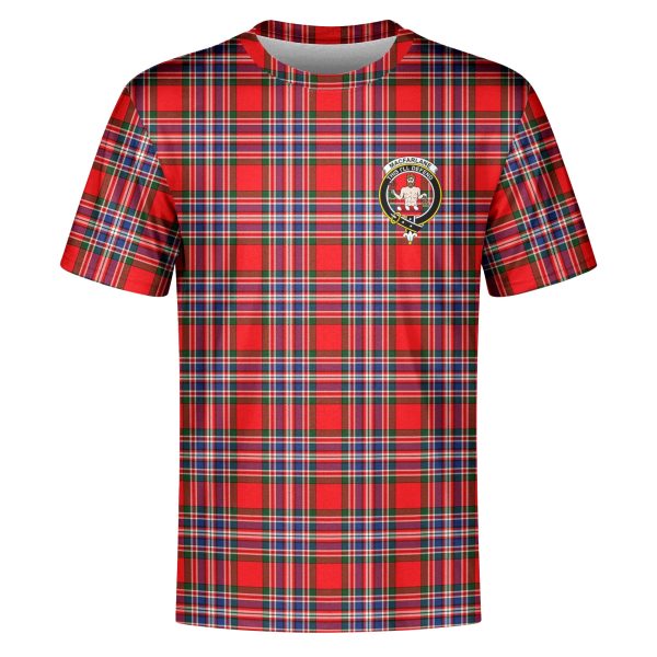 MacFarlane Modern Tartan Crest T-shirt For Cheap