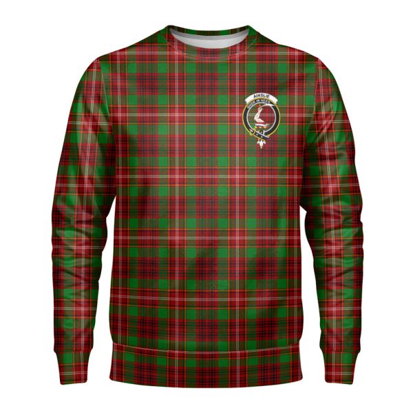 Ainslie Tartan Crest Sweatshirt For Discount