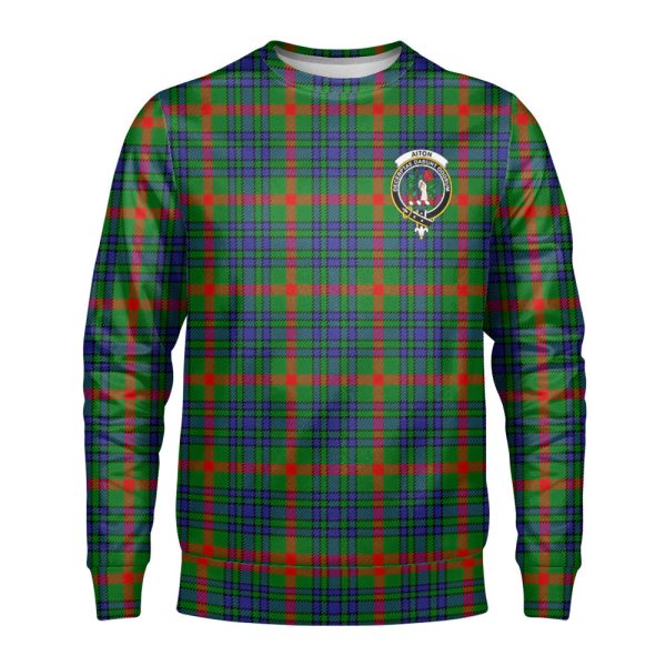 Aiton Tartan Crest Sweatshirt Online Hot Sale