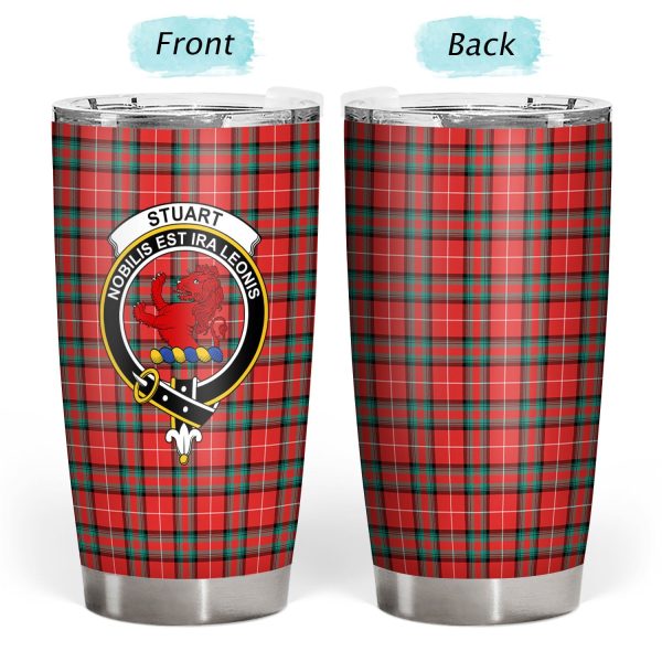 Stuart of Bute Tartan Crest Tumbler Online - Image 3