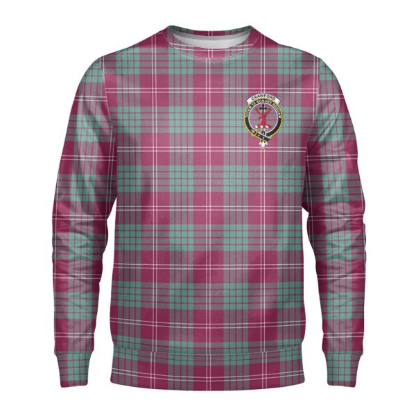 Crawford Ancient Tartan Crest Sweatshirt For Cheap