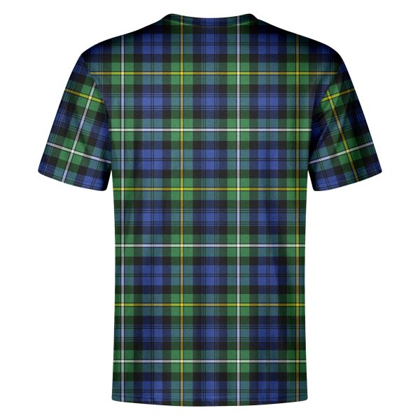 Campbell Argyll Ancient Tartan Crest T-shirt For Discount - Image 2