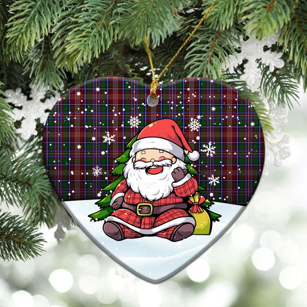Ritchie Tartan Christmas Ceramic Ornament - Scottish Santa Style Supply - Image 5