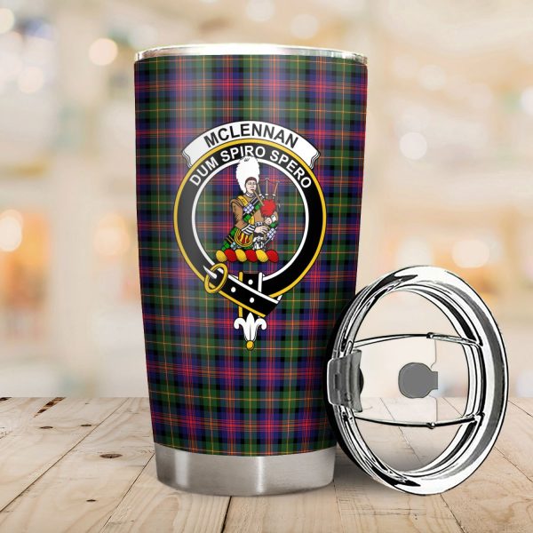 McLellan Modern Tartan Crest Tumbler Hot on Sale - Image 2