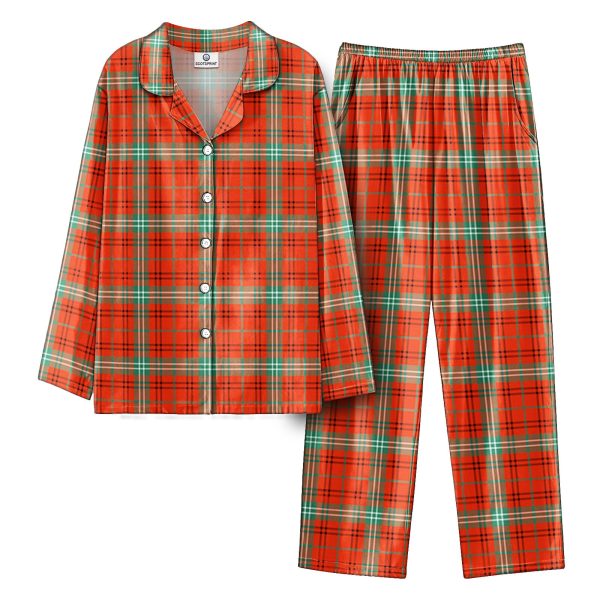Morrison Red Ancient Tartan Pajama Set For Discount - Image 2
