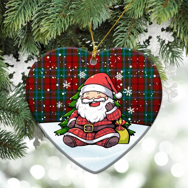 McCook Tartan Christmas Ceramic Ornament - Scottish Santa Style Discount - Image 5