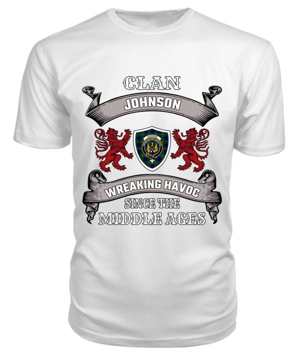 Johnson Modern Family Tartan - 2D T-shirt Cheap - Image 3