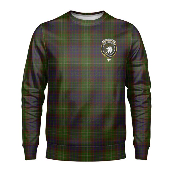 Cunningham Hunting Modern Tartan Crest Sweatshirt Online now