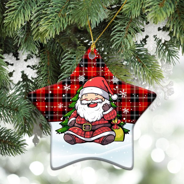 Marjoribanks Tartan Christmas Ceramic Ornament - Scottish Santa Style Online Hot Sale - Image 4