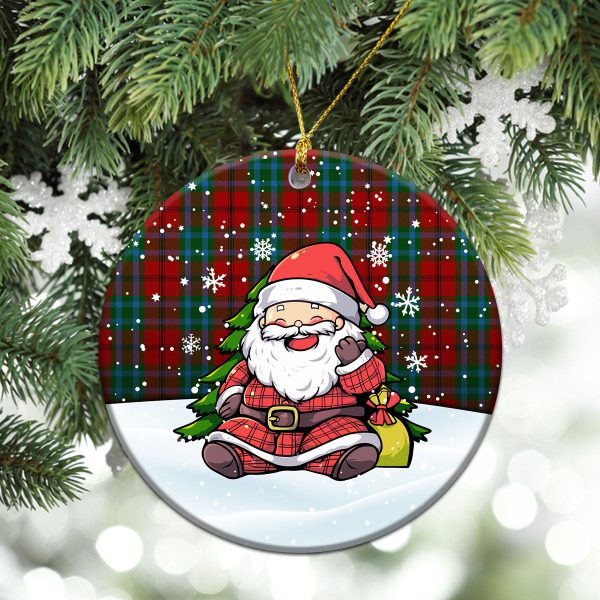 McCook Tartan Christmas Ceramic Ornament - Scottish Santa Style Discount - Image 2