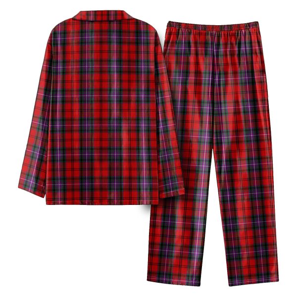 Kelly of Sleat Red Tartan Pajama Set For Sale - Image 3