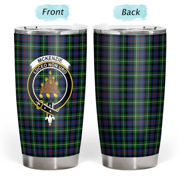 McKenzie Tartan Crest Tumbler For Sale - Image 3
