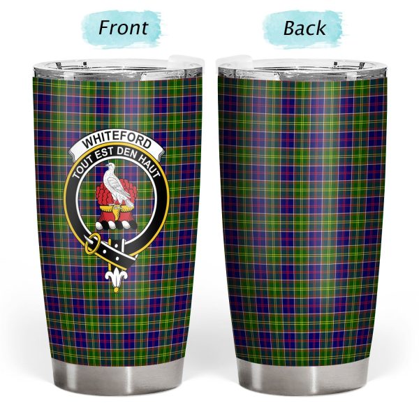 Whiteford Tartan Crest Tumbler Online now - Image 3