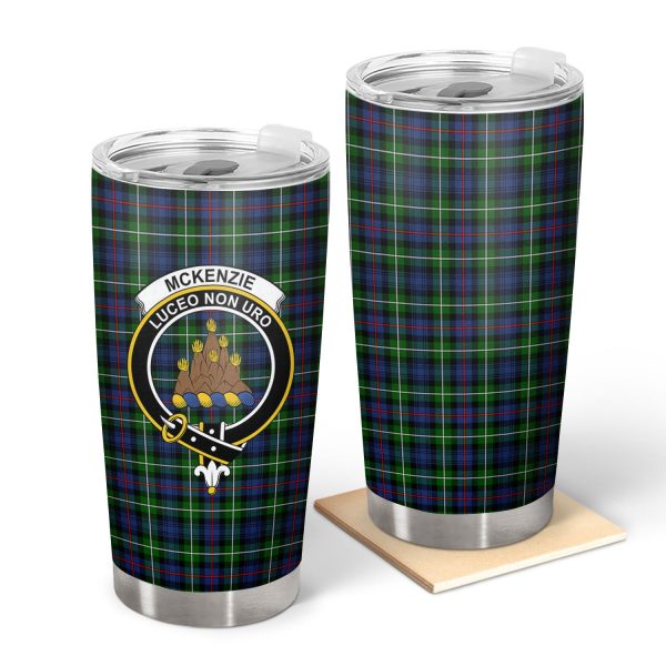 McKenzie Tartan Crest Tumbler For Sale
