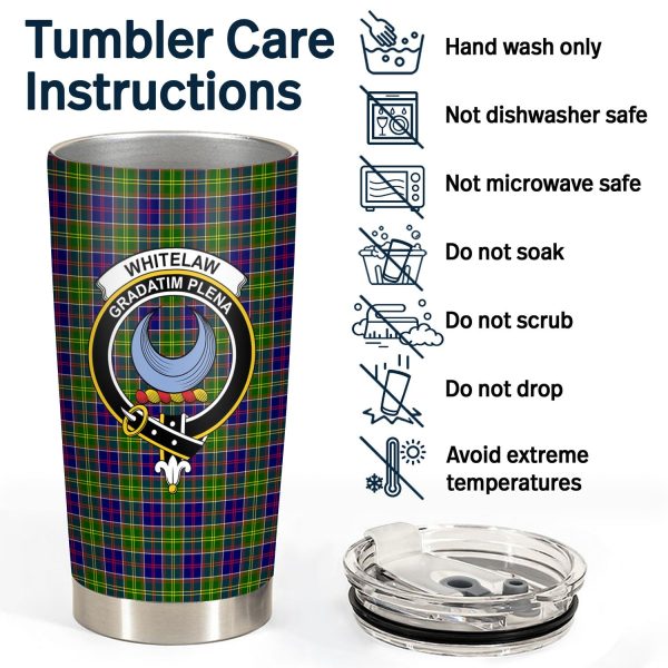 Whitelaw Tartan Crest Tumbler For Cheap - Image 4