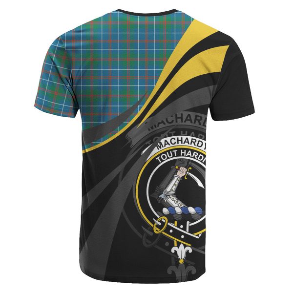 MacHardy Ancient Tartan Crest T-shirt - Royal Coat Of Arms Style Online Sale - Image 2