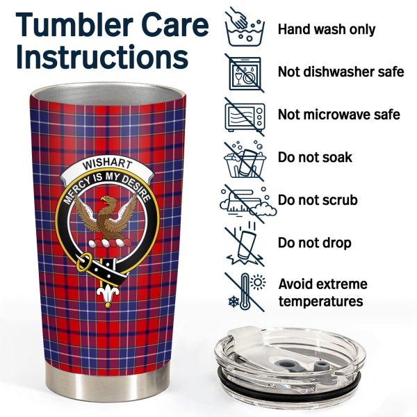 Wishart Dress Tartan Crest Tumbler Online Hot Sale - Image 4