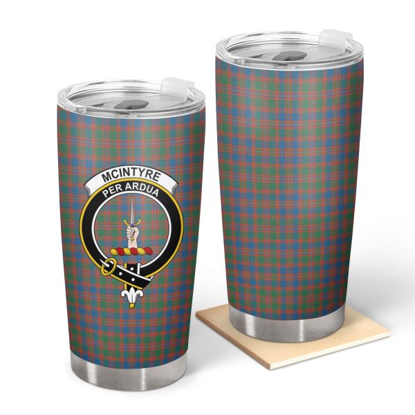 McIntyre Ancient Tartan Crest Tumbler Discount