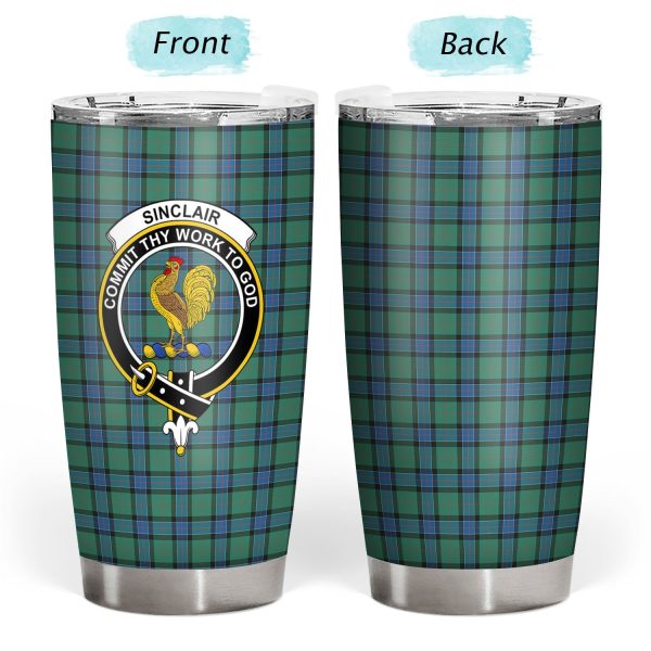Sinclair Hunting Ancient Tartan Crest Tumbler Discount - Image 3