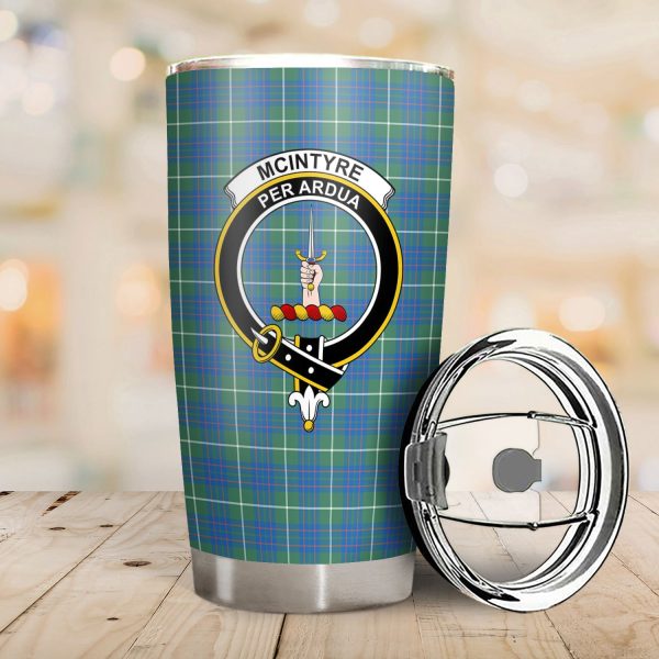 McIntyre Hunting Ancient Tartan Crest Tumbler on Sale - Image 2