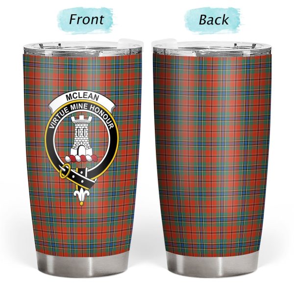 McLean of Duart Ancient Tartan Crest Tumbler For Discount - Image 3