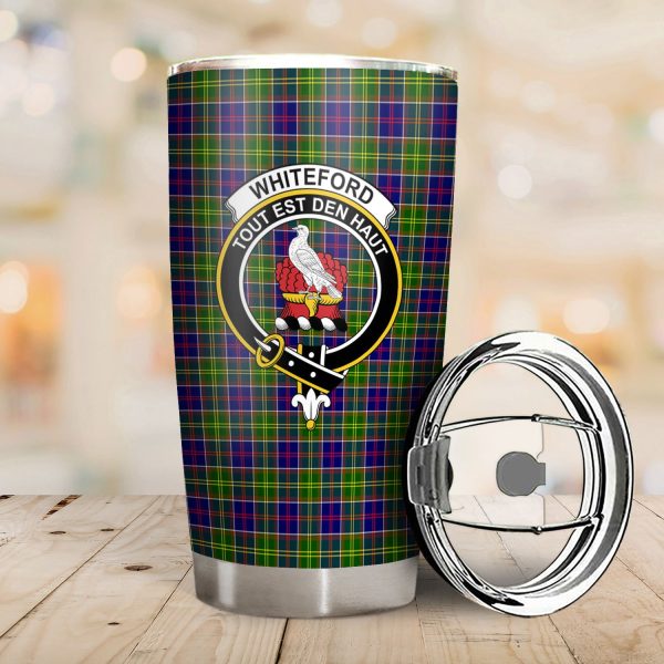 Whiteford Tartan Crest Tumbler Online now - Image 2