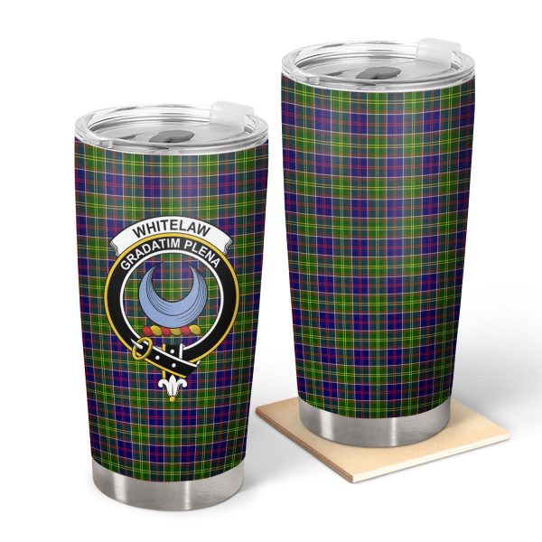 Whitelaw Tartan Crest Tumbler For Cheap