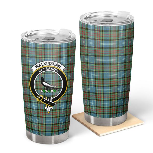 Walkinshaw Tartan Crest Tumbler Online now