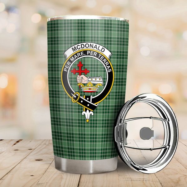 McDonald Lord of the Isles Hunting Tartan Crest Tumbler on Sale - Image 2