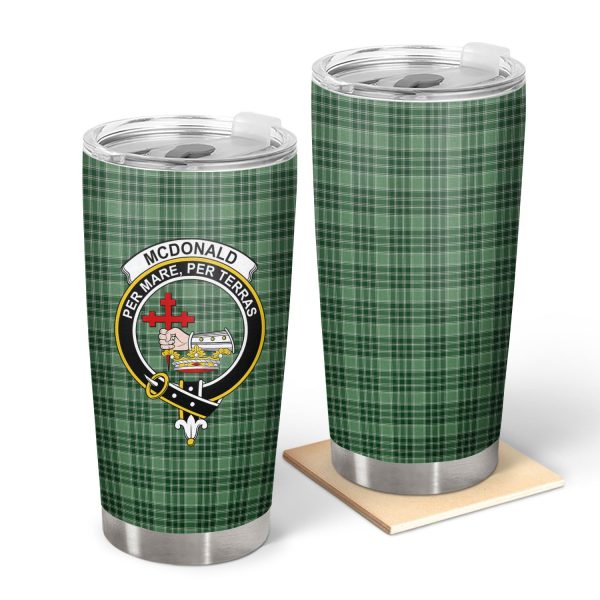 McDonald Lord of the Isles Hunting Tartan Crest Tumbler on Sale