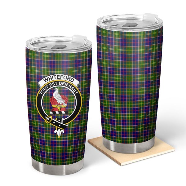 Whiteford Tartan Crest Tumbler Online now