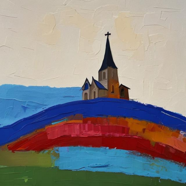 church on a hill For Sale