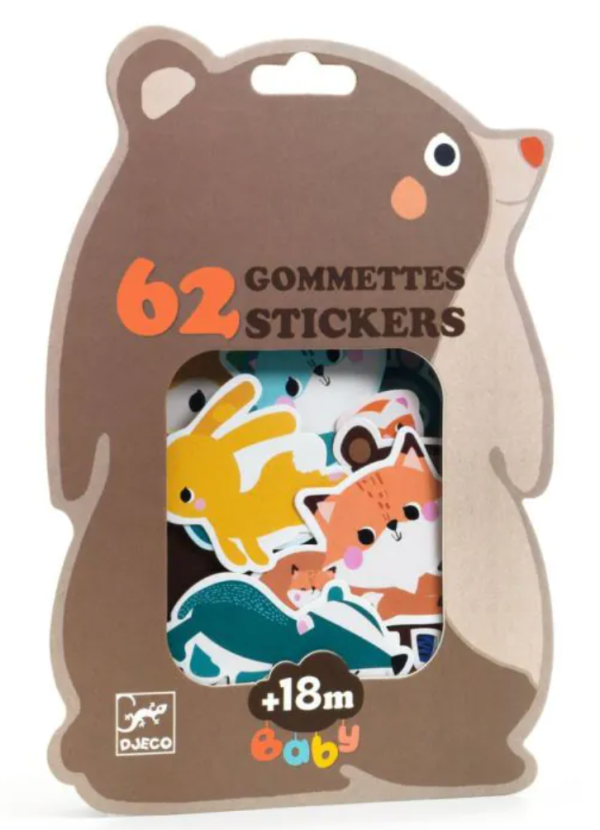 Baby Stickers | Forest Animals Fashion